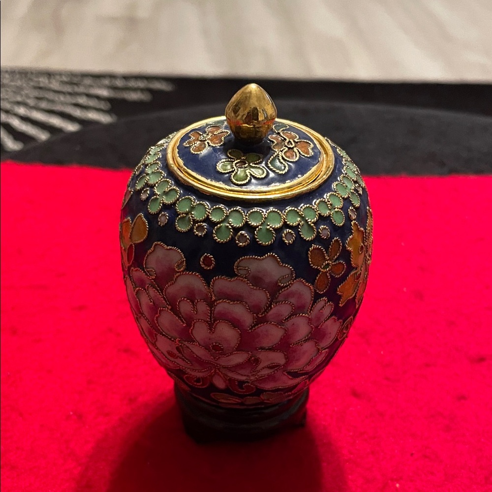 Colorful Cloisonné Trinket Box